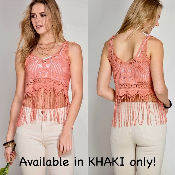 "Cath" Strappy Maxi w Crochet Lace Removable Top - Picture 4 of 6